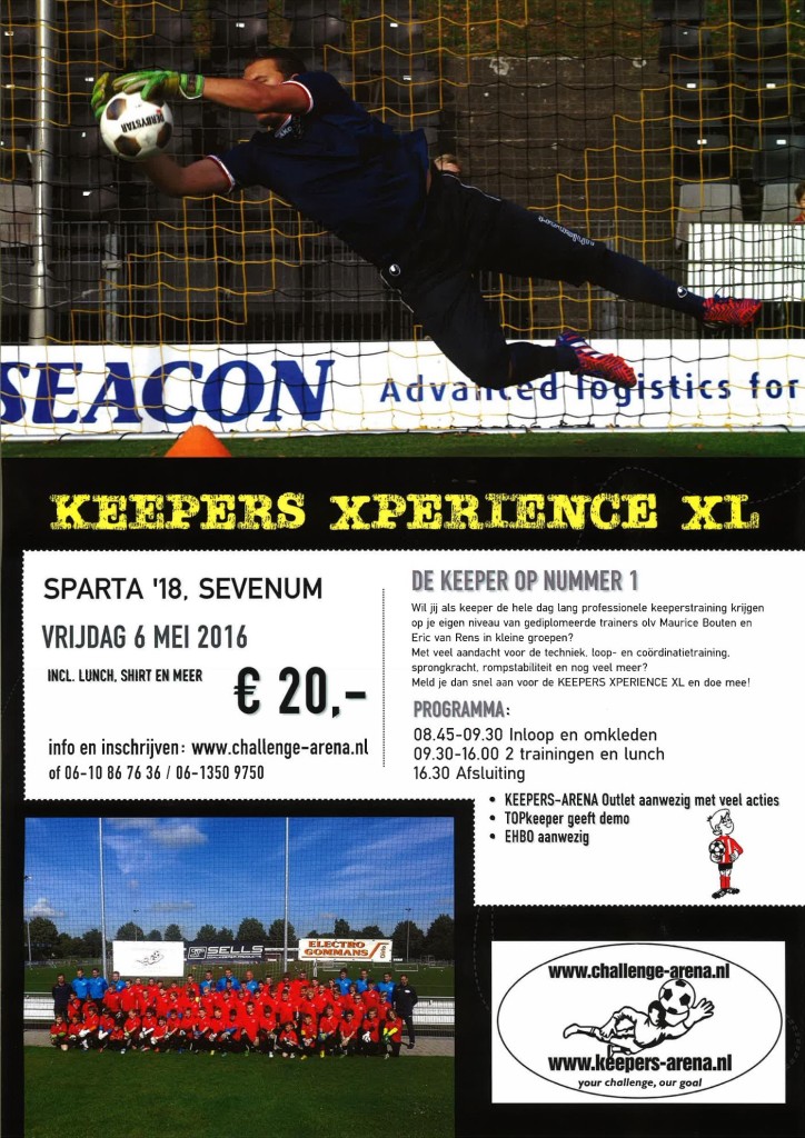 Keepers Xperience XL Sparta 2016